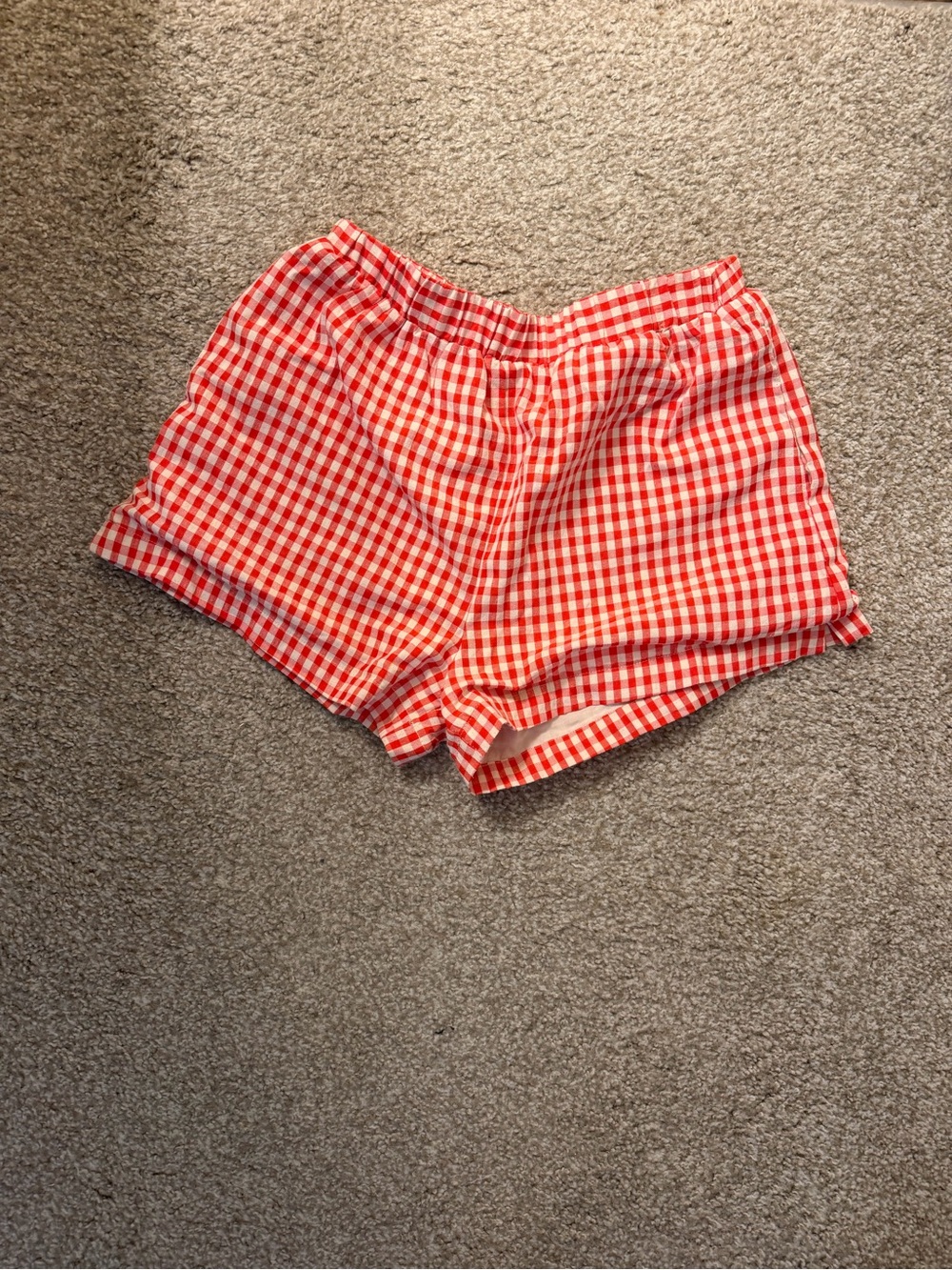 Red Gingham Shorts